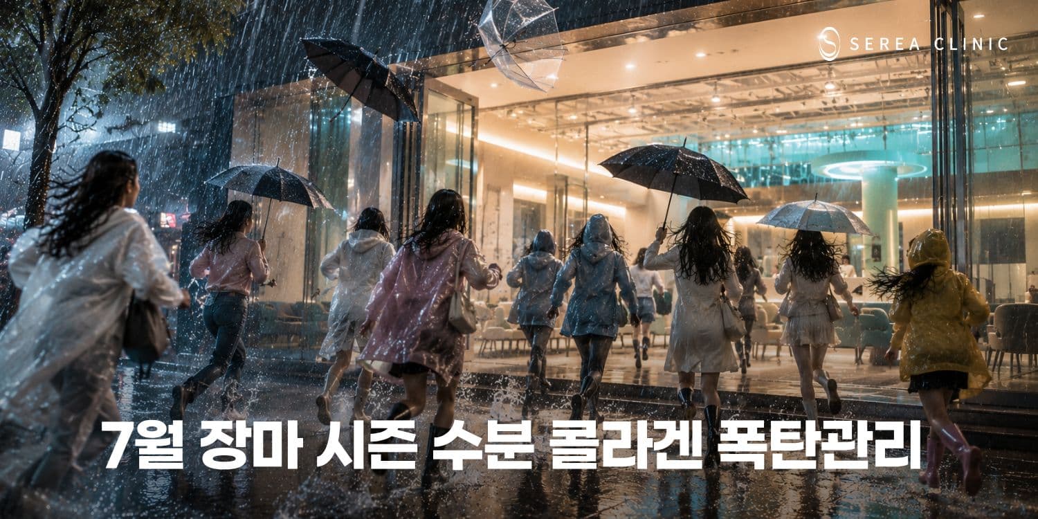 ☔ 장마 시즌 수분 콜라겐 폭탄관리